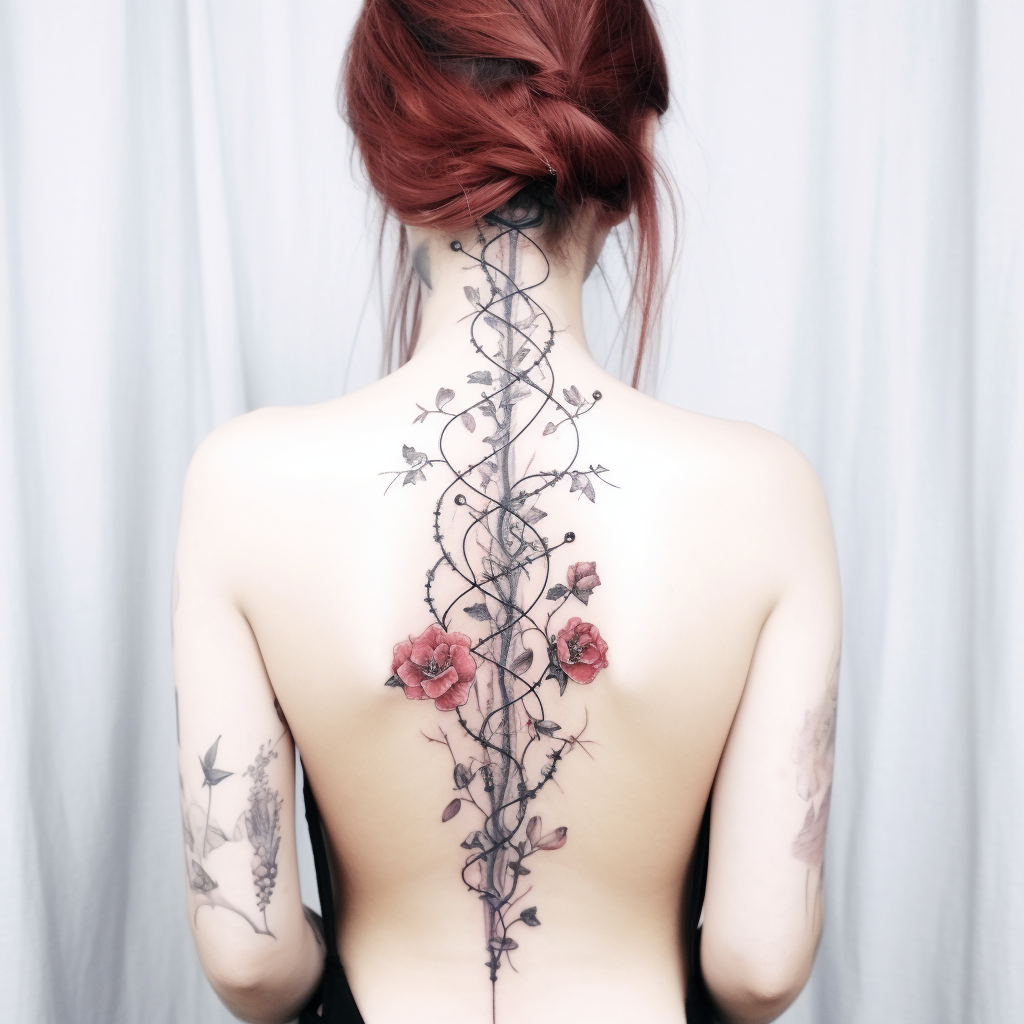15 Awesome Spine Tattoos - Oddee